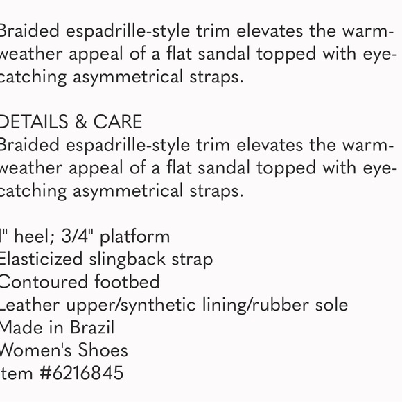 🆕️ New Lucky Brand Darli Slingback Sandal, Size 6.5 Dusty Sand Leather - Picture 9 of 9